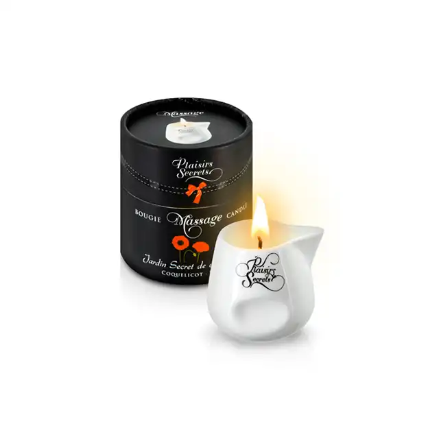 Plaisirs Secrets - Bougie Massage Candle Jardin Secret de Provence. Aromatyczna świeca do masażu.