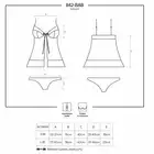Obsessive -zmysłowa koszulka o kroju babydoll i figi.- 842-BAB-1