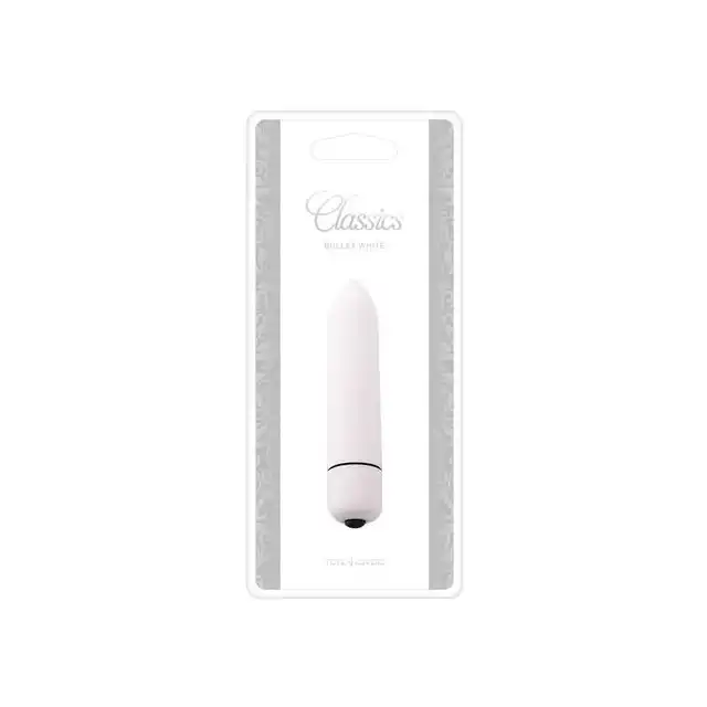 Vibratore Bullet Classics White. Wibrator klasyczny.