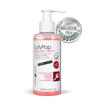 Lovely Lovers - LollyPop Tasy Lube. Lubrykant o zapachu wiśniowego lizaka.