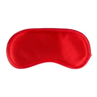 Easy Toys - Satin Blindfold. Czerwona opaska na oczy z miękkiej satyny.