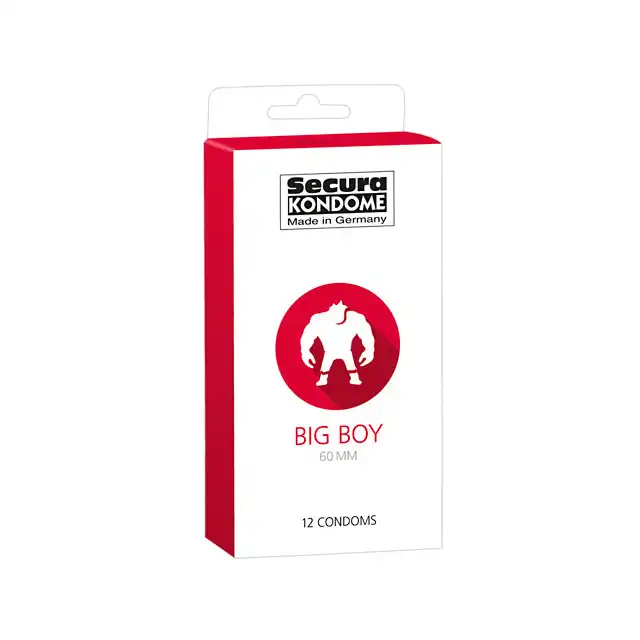 Secura - Big Boy. Prezerwatywy o dużej średnicy. 12 sztuk.