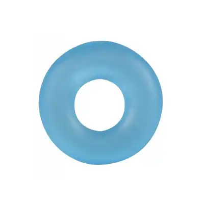 Niebieski ring erekcyjny - Stretchy Cockring Frosted Blue