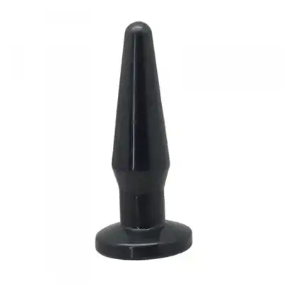 Toyz4Lovers - SOLID TPE PLUG WITH BIG DIAMOND - Solidna wtyczka ozdobiona mieniącym się diamentem