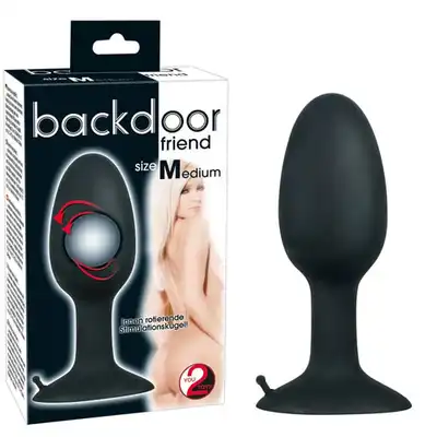 You2Toys - Backdoor Friend Medium. Wtyczka analna z wibrującą kulką. Mega doznania.