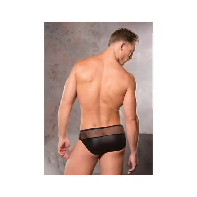 Allure for Men - Low cut fishnet briefs. Slipy z siateczką