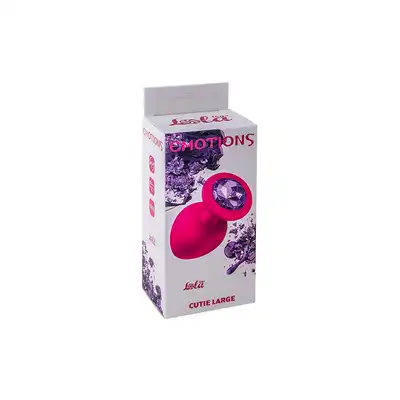 Lola Toys - Anal Plug Emotions Cutie - Hypoalergiczny, gładki korek analny z diamencikiem roz. L