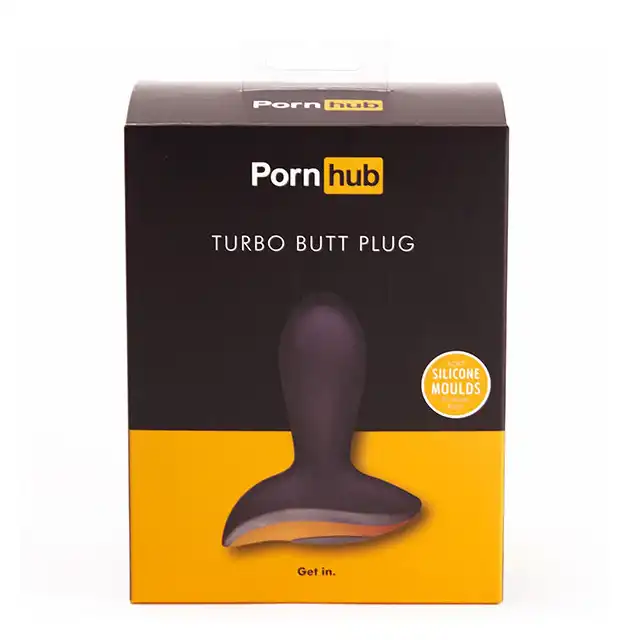 Pornhub - Turbo Butt Plug Get In.  Wibrująca wtyczka analna. Silikon medyczny.