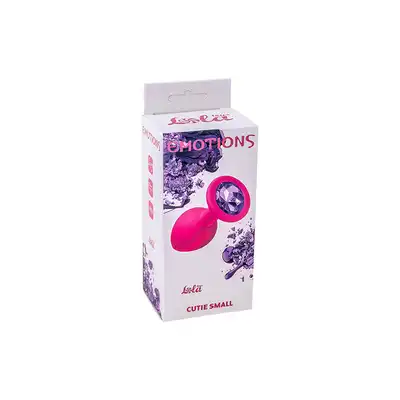 Lola Toys - Anal Plug Emotions Cutie - Hypoalergiczny, gładki korek analny z diamencikiem roz. S