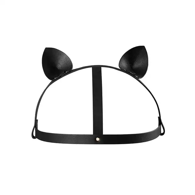 BIJOUX INDISCRETS - MAZE HEAD PIECE BLACK - Nakrycie na głowę "kocie" uszy. Mega sale!