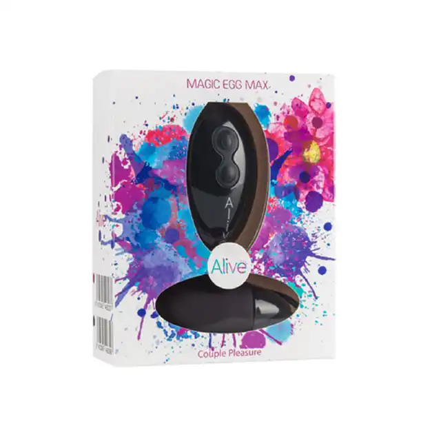 Alive- Magic Egg Max. Jajeczko wibrujące pokryte aksamitnym silikonem medycznym.