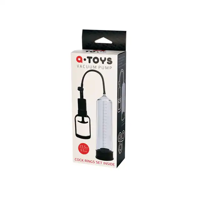 A-TOYS - Vacuum pump - Pompka powiększająca  z 3 ringami