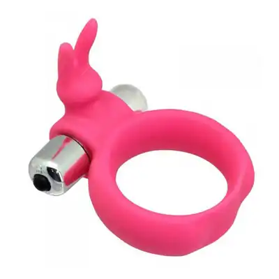 Toyz4Lovers- Timeless vibring pink - Silikonowy, wibrujący ring na penisa