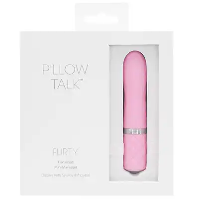 Pillow Talk - Flirty Bullet Vibrator Pink. Dyskretny, Subtelny Kształt.  Technologia PowerBullet.