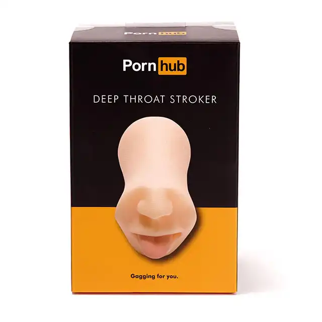 Pornhub - Deep Throat Stroker. Masturbator w kształcie usteczek.