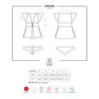 Obsessive 868-BAB-1 Uroczy babydoll i figi kolor: czarny. Rozmiar L/XL