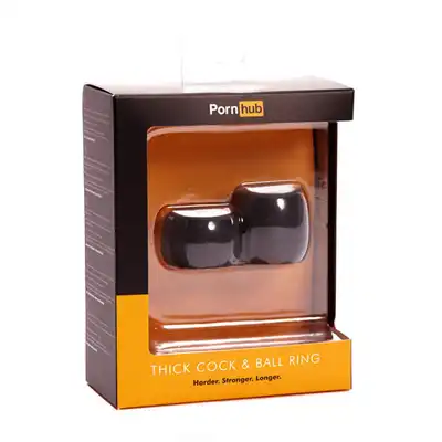 Pornhub - Thick Cocok &amp; Ball Ring. Podwójny ring na jadra i penisa.