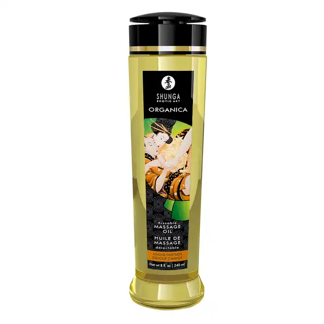 Shunga  - Słodkie migdały, organiczny olejek do masażu.