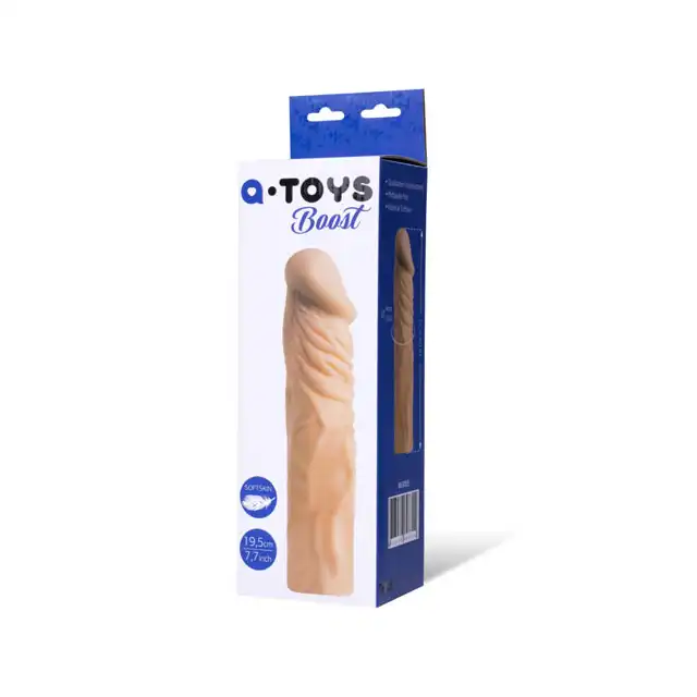 A-Toys - Boost. Super realistyczna nakładka na penisa. 