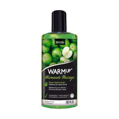 WarmUp - Olejek rozgrzewający do masażu. Zielone jabłuszko. Made in Germany!