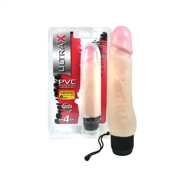 Toy 4 Fun - Ultra X Vibrator - Cyber Skin 7,5 - Mega realistyczny wibrator