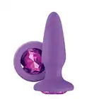 GLAMS SILICONE PURPLE. EKSKLUZYWNA WTYCZKA ANALNA.