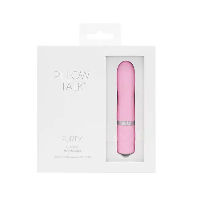 Pillow Talk - Flirty Bullet Vibrator Pink. Dyskretny, Subtelny Kształt.  Technologia PowerBullet.
