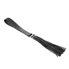 Bijoux Indiscrets - Maze Tassel Flogger Black. Zmysłowy, skóropodobny, designerski pejcz dodający pikanterii w łóżku. 