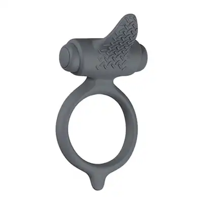 B Swich - Bcharmed  Bastic Ring Slate Grey -  Wibrujący ring na penisa.
