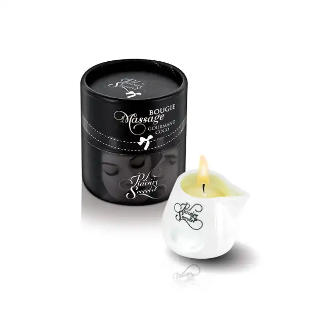 Plaisirs Secrets - Bougie Massage Candle Coco. Aromatyczna świeca do masażu. 