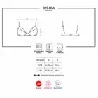 Obsessive - 829-BRA-3 biustonosz kolor: czerwony