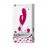 Pretty Love - Poręczny Wibrator silikonowy VINCENT z stymulującym króliczkiem