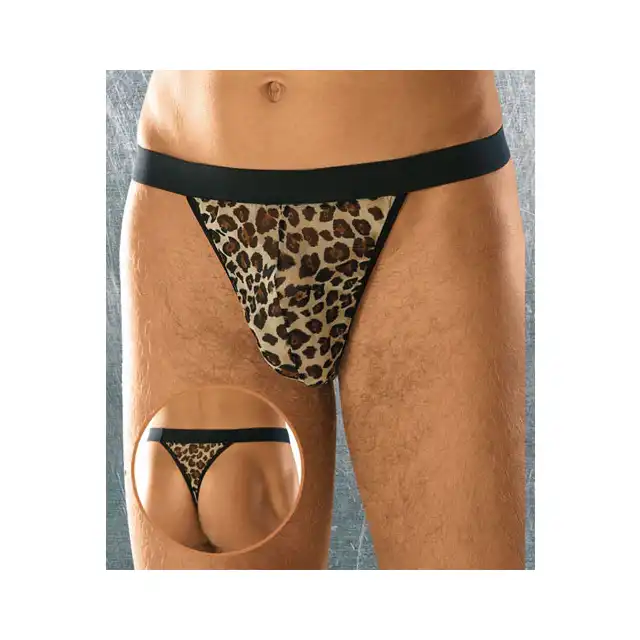 SoftLine - męskie stringi w panterkę!