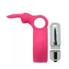 Toyz4Lovers- Timeless vibring pink - Silikonowy, wibrujący ring na penisa