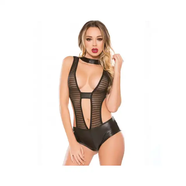 Allure - Juliet Wetlook Teddy. Drapieżne body podkreślające kształty. Mega Sale!