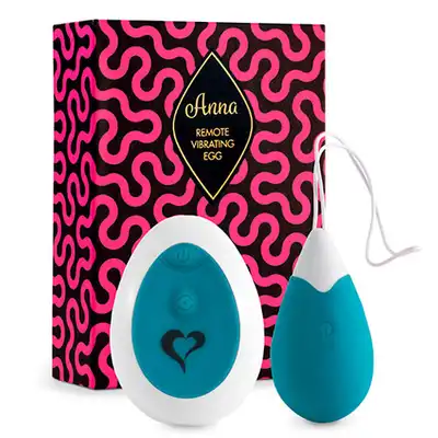 ANNA VIBRATING EGG REMOTE - bezprzewodowe jajeczko zdalnie sterowane na 10 m!
