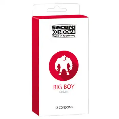 Secura - Big Boy. Prezerwatywy o dużej średnicy. 12 sztuk.