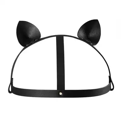 BIJOUX INDISCRETS - MAZE HEAD PIECE BLACK - Nakrycie na głowę "kocie" uszy. Mega sale!