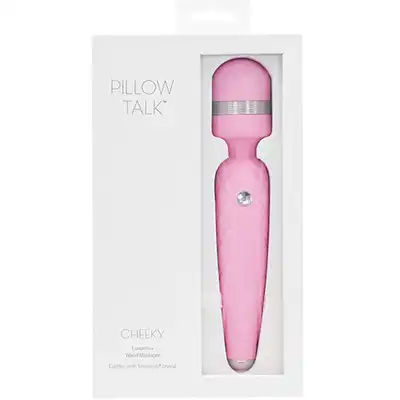 Pillow Talk - Cheeky Wand Massager Teal. Masażer do ciała. PowerBullet - bardzo silne wibracje