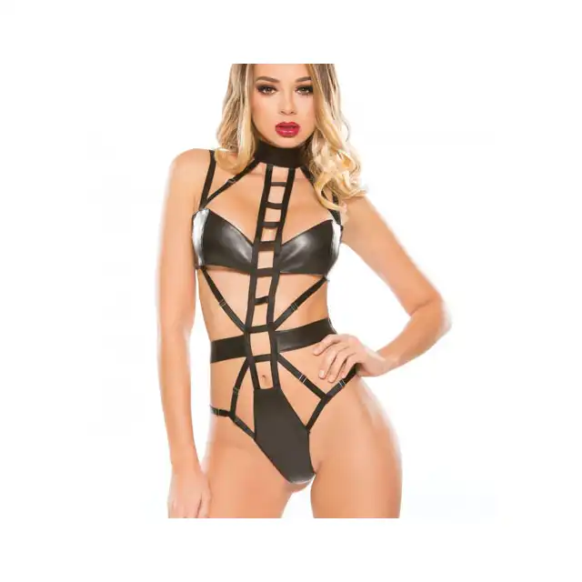 Allure - Scandalous Crush Playsuit. Oryginalne body z obrożą 