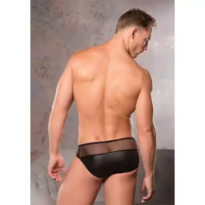 Allure for Men - Low cut fishnet briefs. Slipy z siateczką