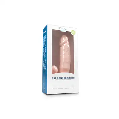 Easy Toys - The Dong Extender. Przedłużka na penisa z kulą analną.