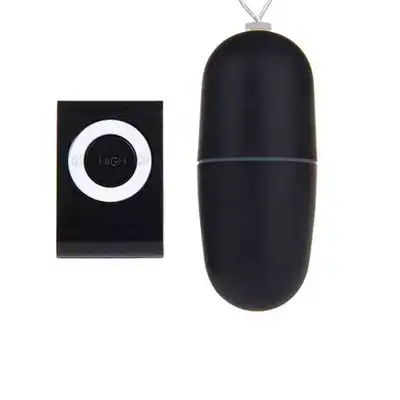 Boss Of Toys - Vibrating Egg MP3 Black. Super dyskretne jajeczko wibrujące!