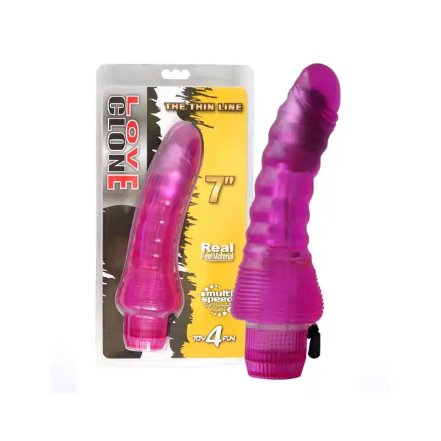 Toy 4 Fun - Love Clone Vibrator 7. Różowy, żelowy super wibrator!
