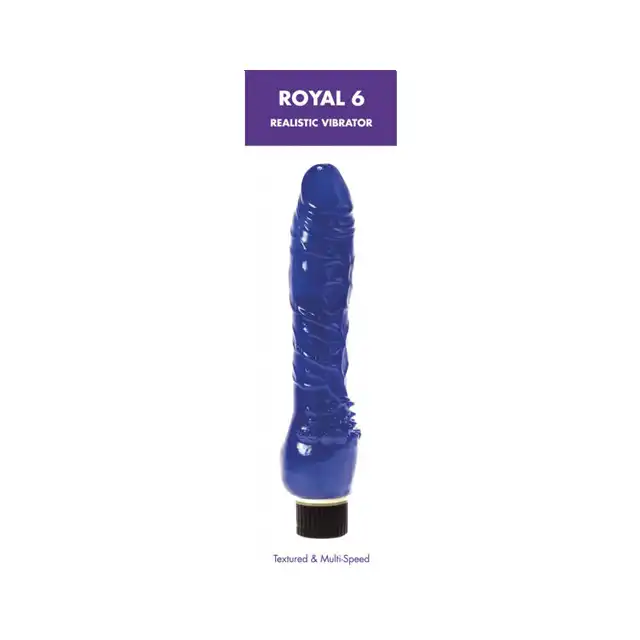 Kinx - Royal 6. Niebieski wibrator dostarczający wrażeń.