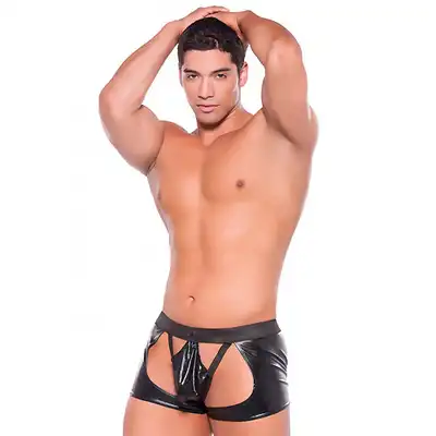 Zeus Allure - Wetlook Chaps With Thong. One Size