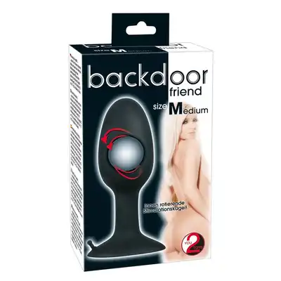 You2Toys - Backdoor Friend Medium. Wtyczka analna z wibrującą kulką. Mega doznania.