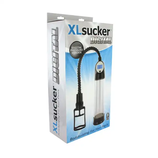 Xl Sucker - Digital. Pompa do penisa z wygodną rączką.