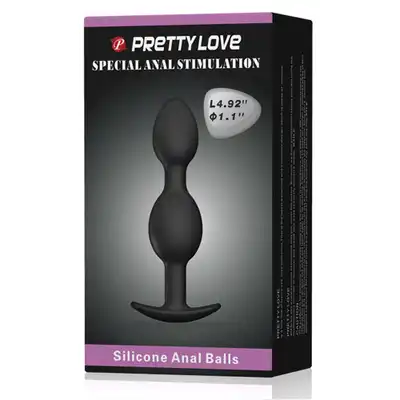 Pretty Love - Special Anal Stimulation. Czarne kulki