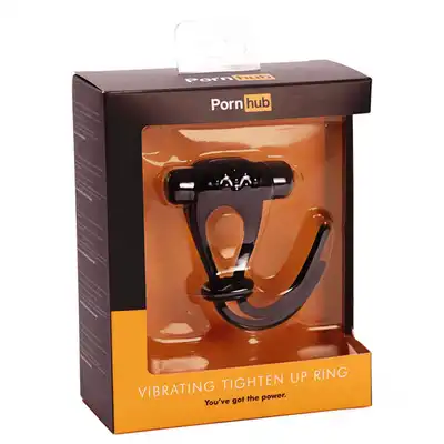 Pornhub - Vibrating Tighten Up Ring. Regulowany ring na penisa z wibracjami.